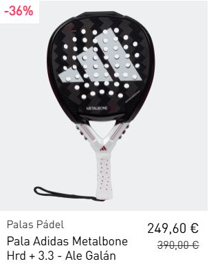 adidas padel codigo descuento